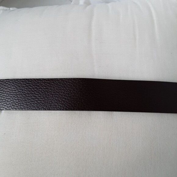 Mens Brown Leather Belt size M - Picture 3 of 10